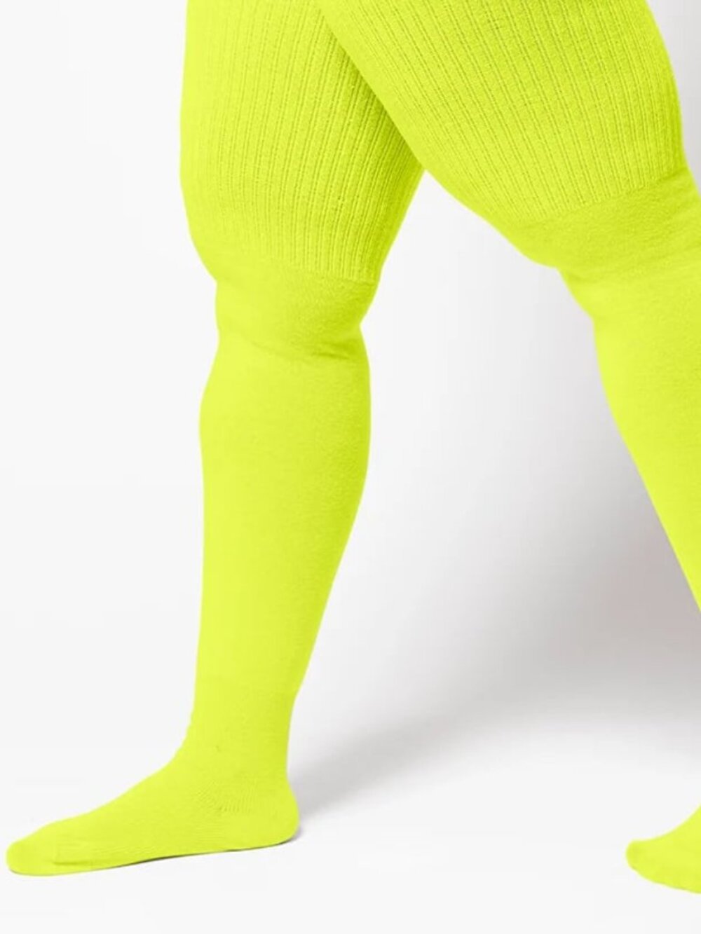 Thunda Thighs — Neon Yellow (Limited Edition) — Plus Size Hosiery
